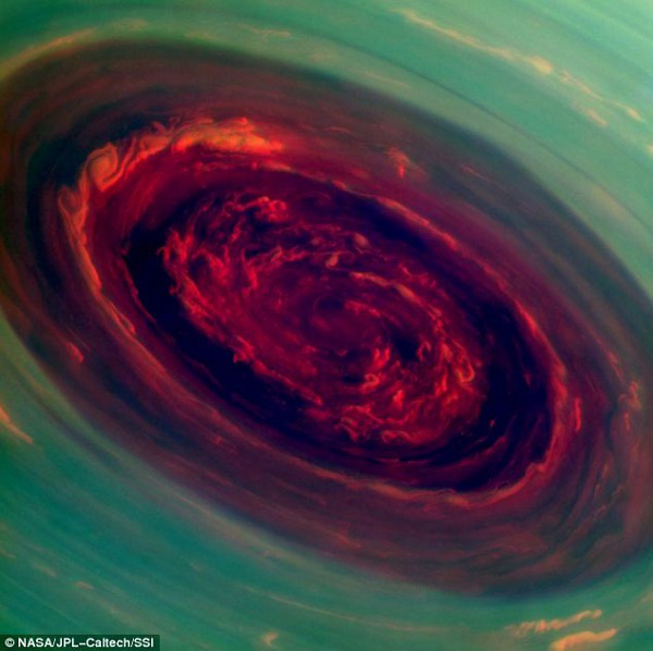 Storm on Saturn