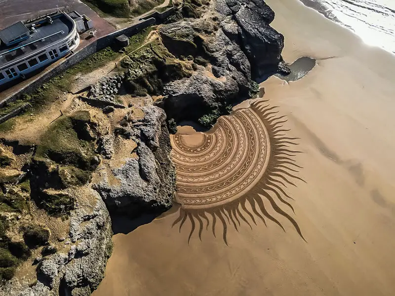 Giant Sand Drawings by Jben