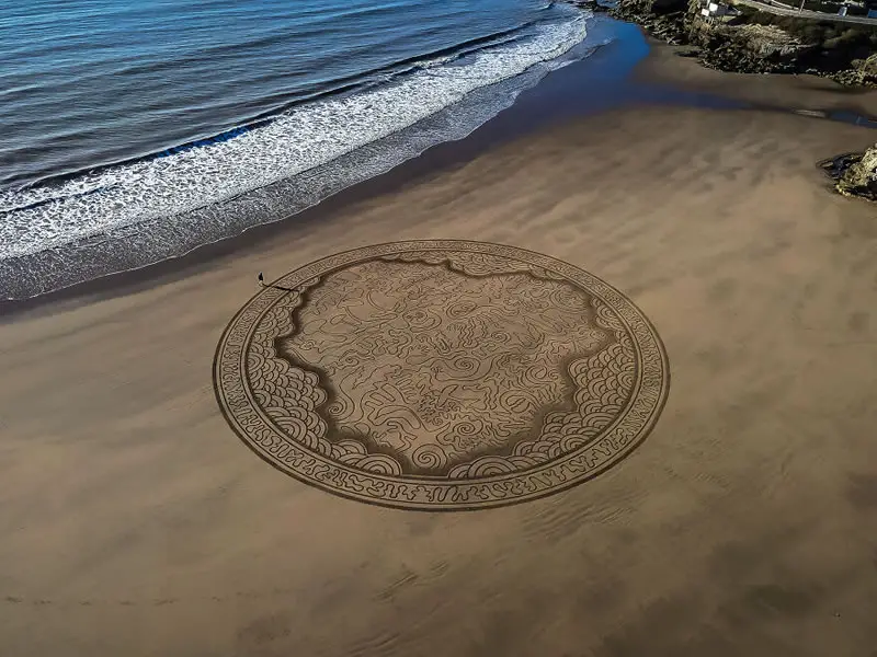 Giant Sand Drawings by Jben