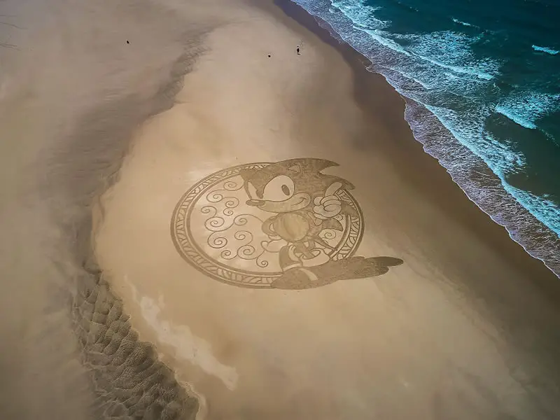 Giant Sand Drawings by Jben