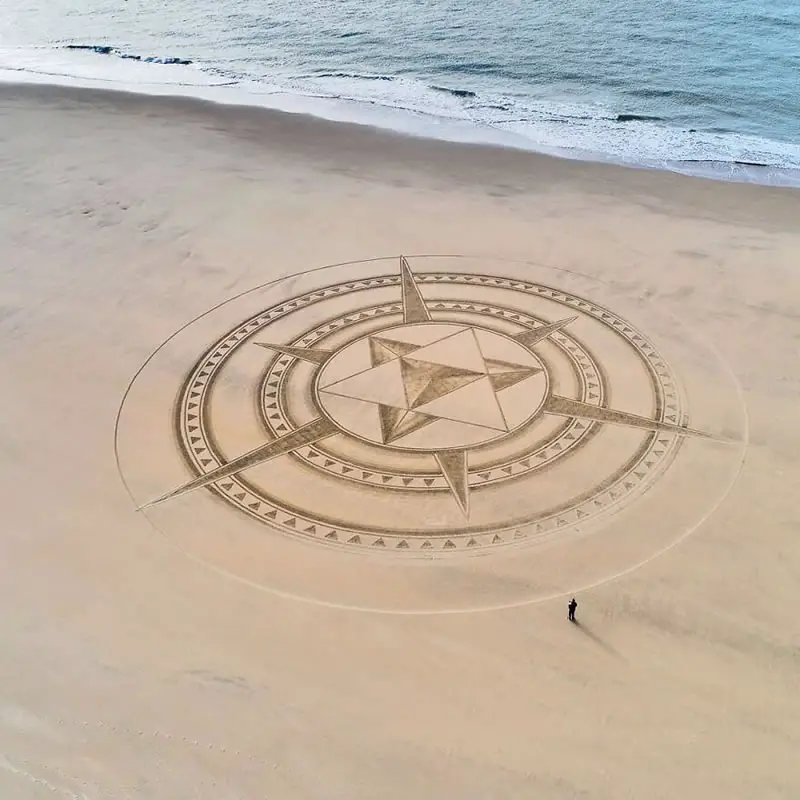 Giant Sand Drawings by Jben