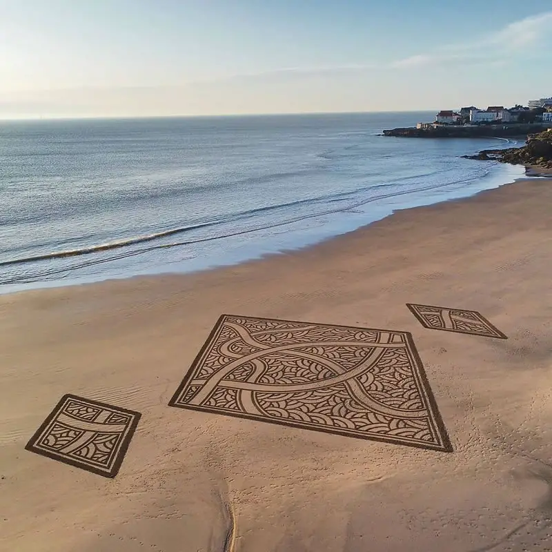 Giant Sand Drawings by Jben