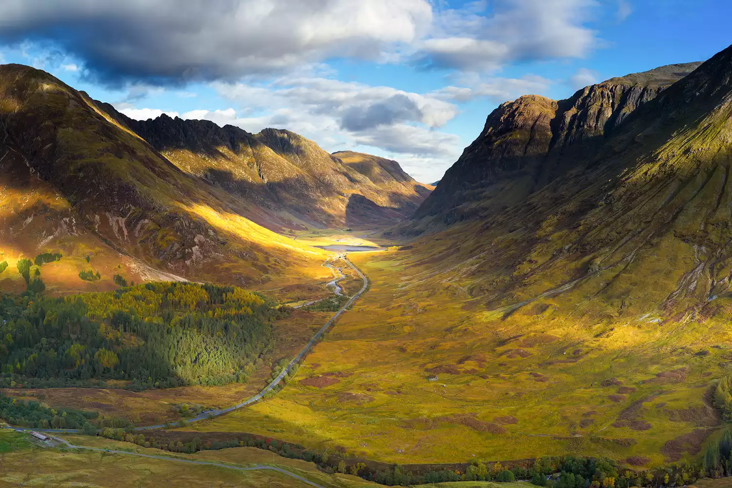 This shot was taken from the Hill Meall Mor in Glencoe.