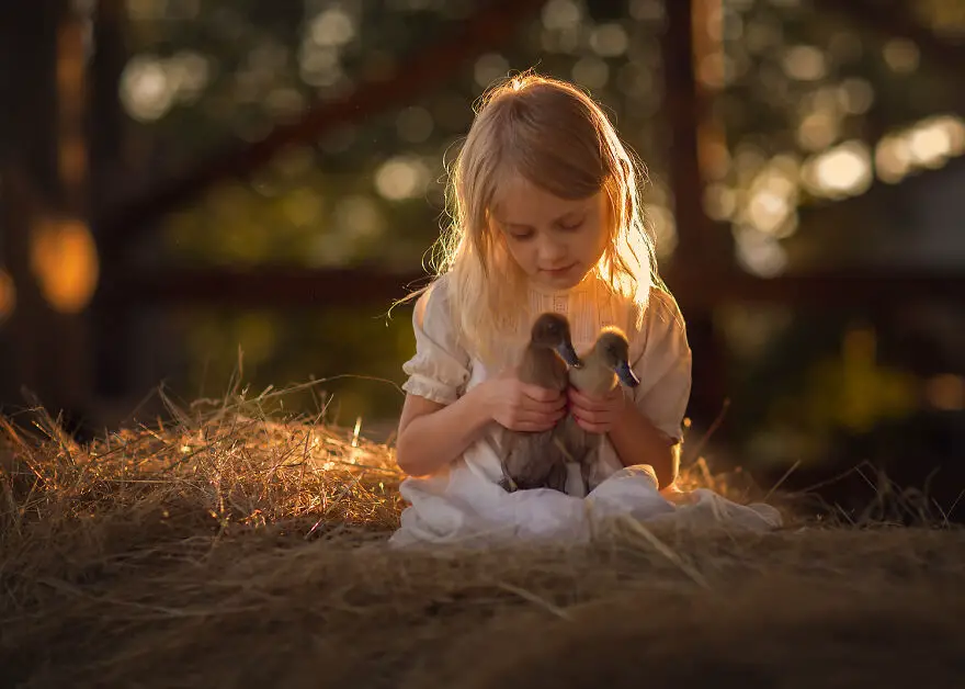 Lisa Holloway Kids Photography With Farm Animals