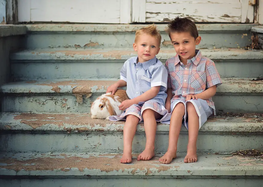 Lisa Holloway Kids Photography With Farm Animals