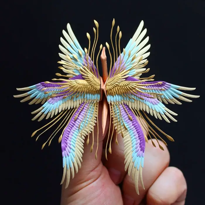 Origami Paper Cranes By Cristian Marianciuc