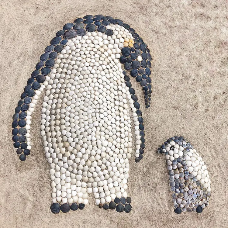 Seashells On The Beach Art By Anna Chan