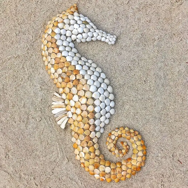 Seashells On The Beach Art By Anna Chan