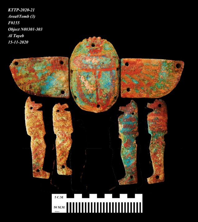 decorative items discovered in Egypt