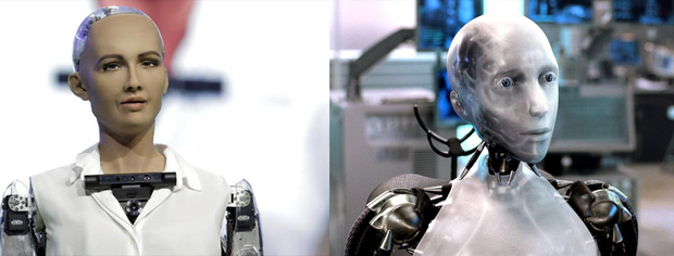 Robot Sophia accepted Will Smith as her brother, refused to kiss her but still winked and flirted - Photo 4.