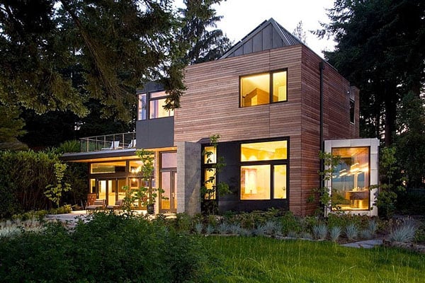 Aesthetic contemporary design meets sustainability in this stunning home