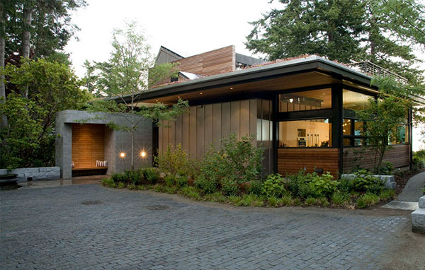 Aesthetic contemporary design meets sustainability in this stunning home