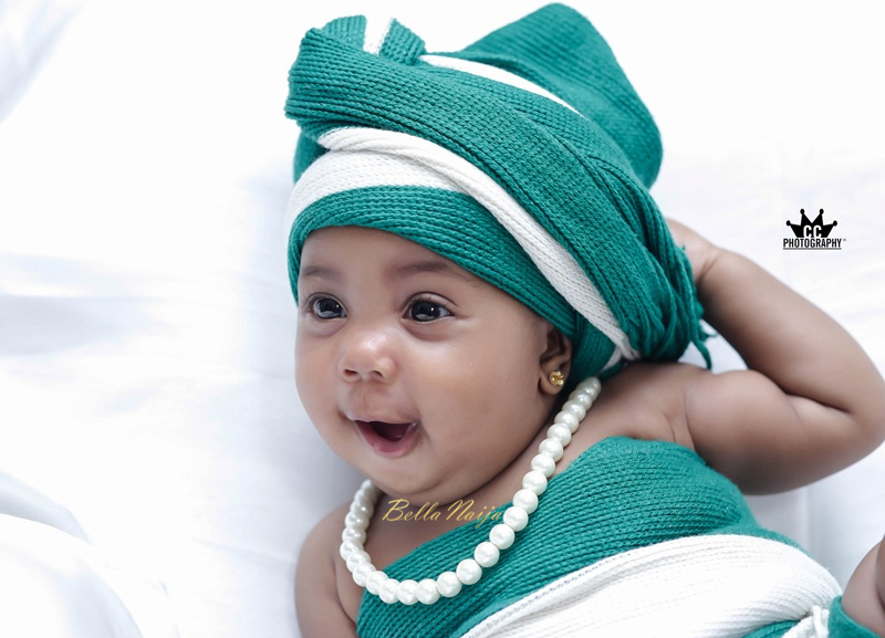 Baby Christabel Tata Chidiebere in Nigerias Colours 2