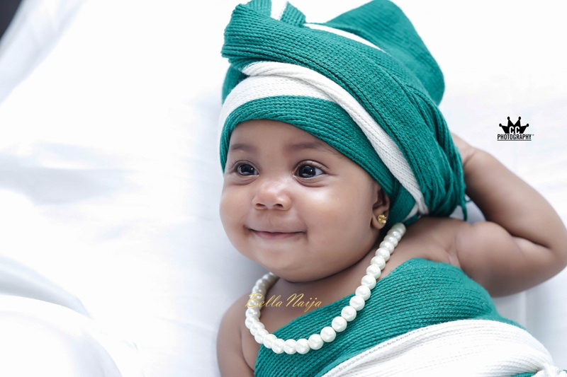 Baby Christabel Tata Chidiebere in Nigerias Colours 3