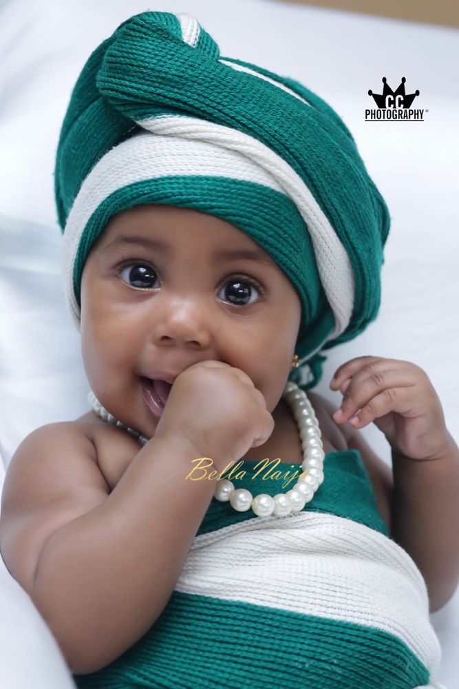 Baby Christabel Tata Chidiebere in Nigerias Colours 5