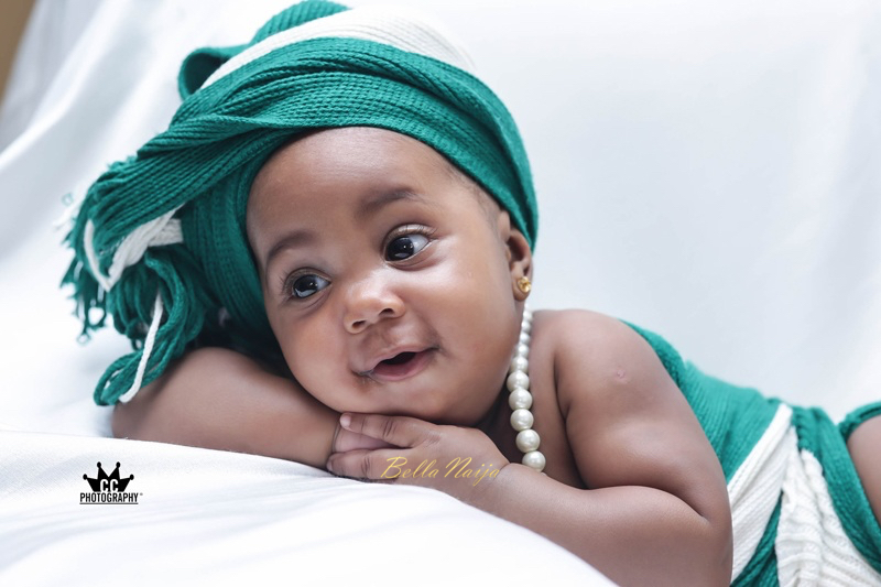 Baby Christabel Tata Chidiebere in Nigerias Colours 9