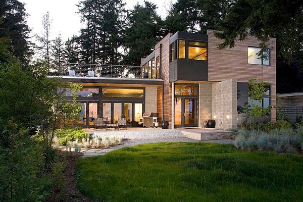 Aesthetic contemporary design meets sustainability in this stunning home