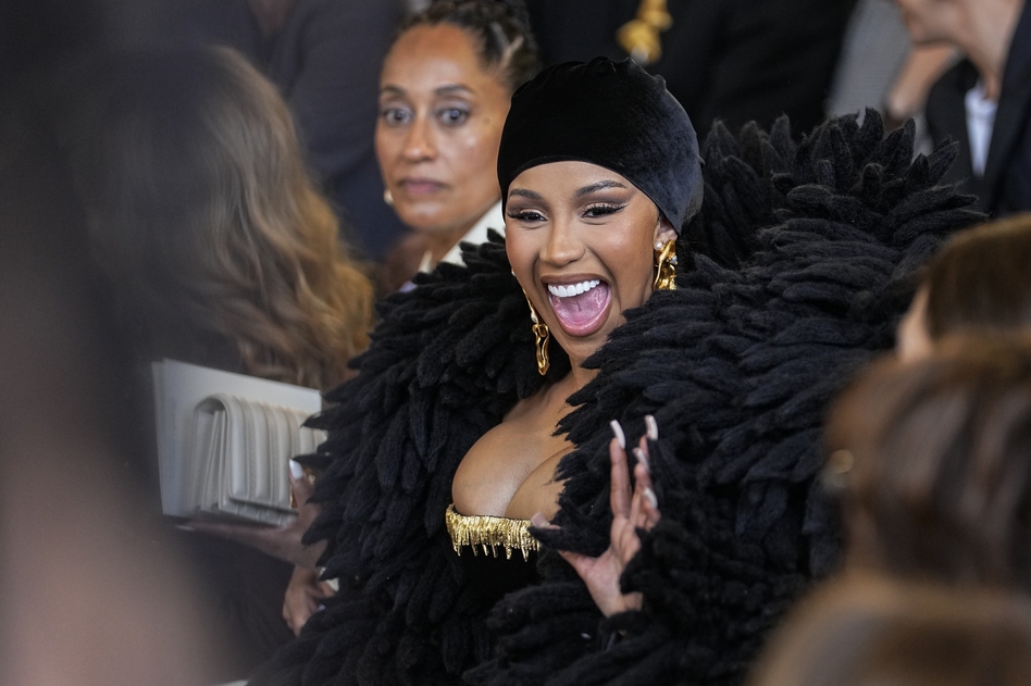 Cardi B, seen here on July 3, was performing in Las Vegas when a fan threw a drink at her. Concertgoers have thrown objects at musical artists in several highly publicized instances in the past few months.